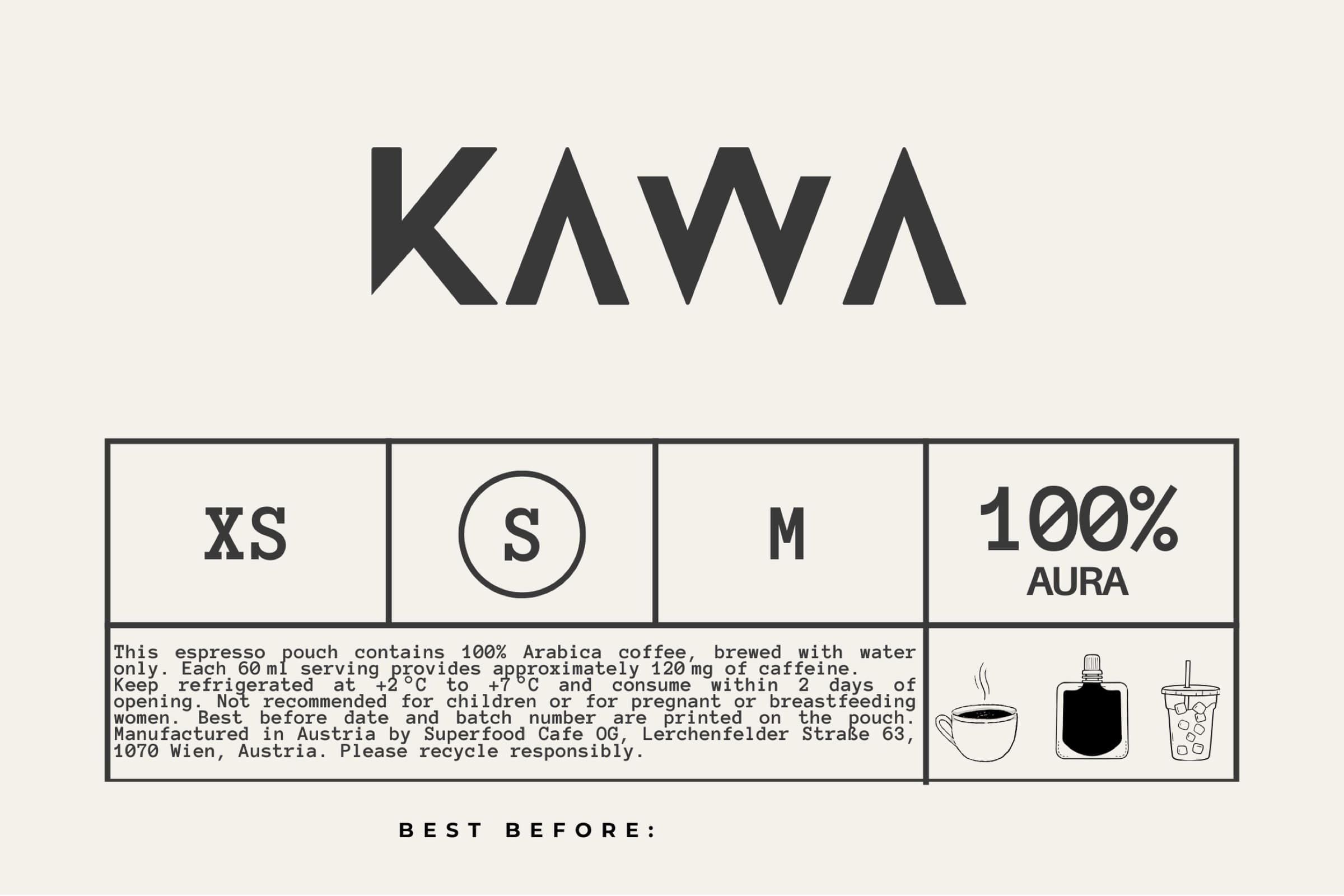 KAWA back badge