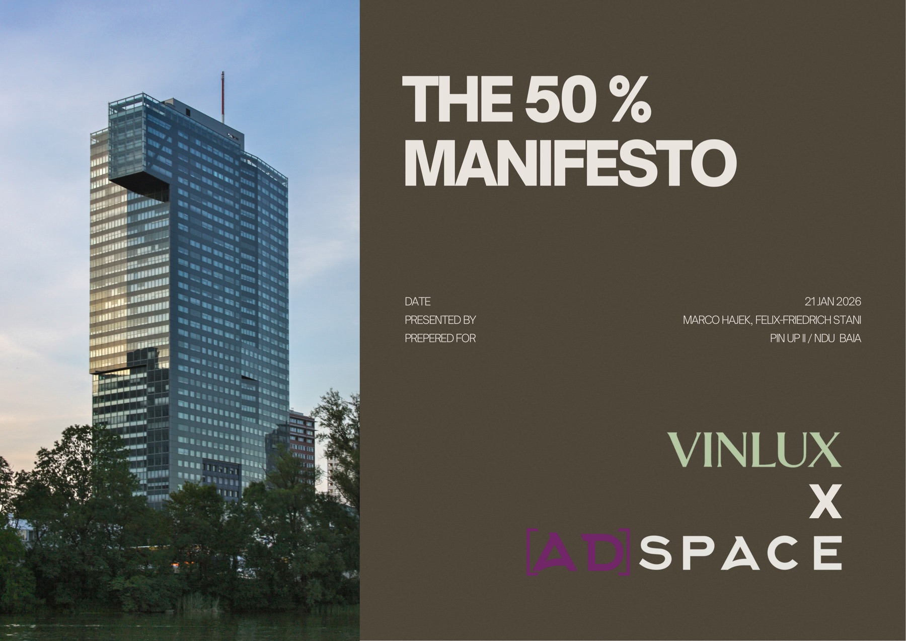 The 50% Manifesto, page 1